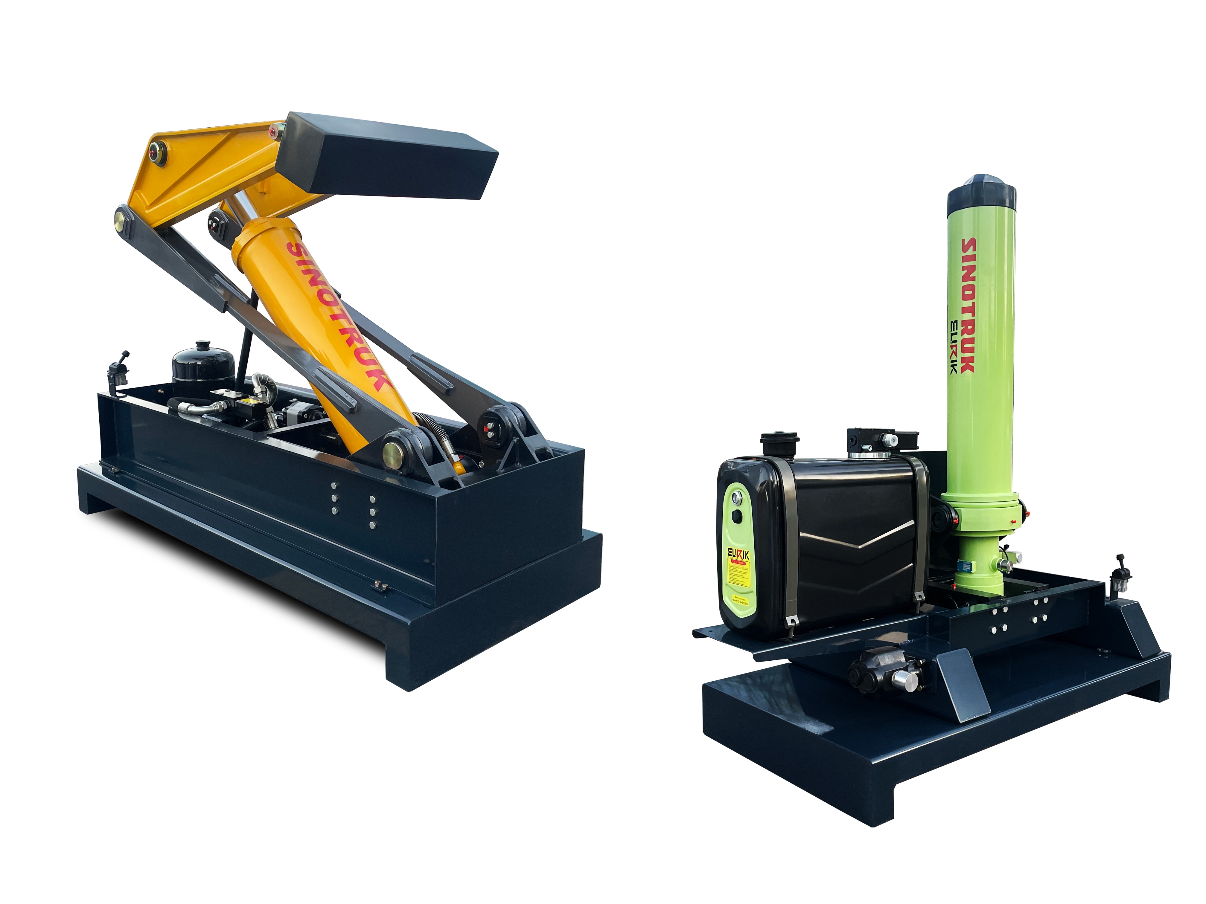 Qingdao Heavy Industry dump truck hydraulic lifting system