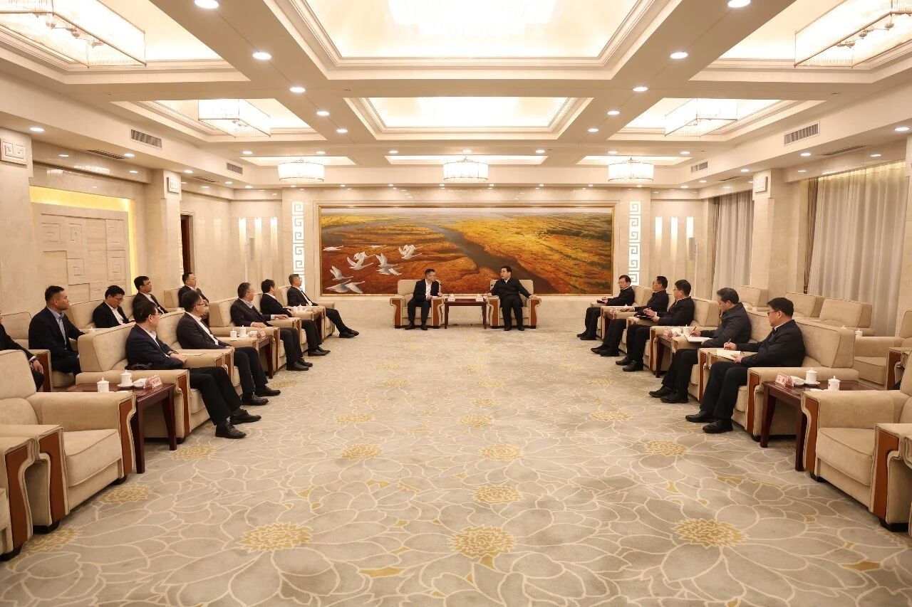 Shandong Heavy Industry Group Leaders Visited Man Shengang, Secretary of the Dongying Municipal Party Committee
